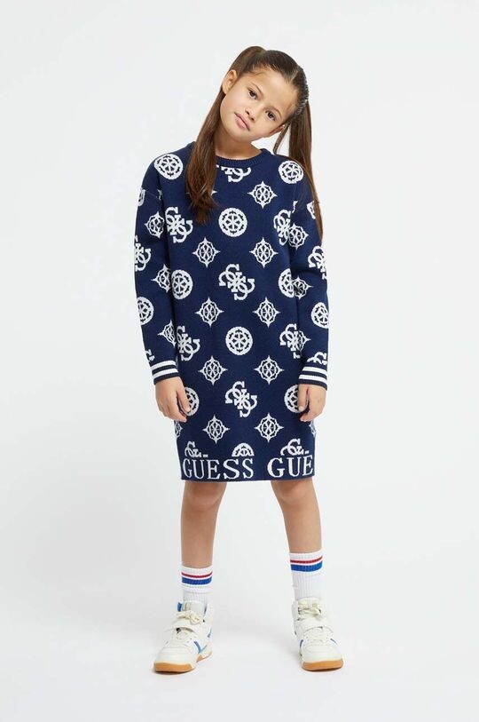 

Платье маленькой девочки Guess, темно-синий