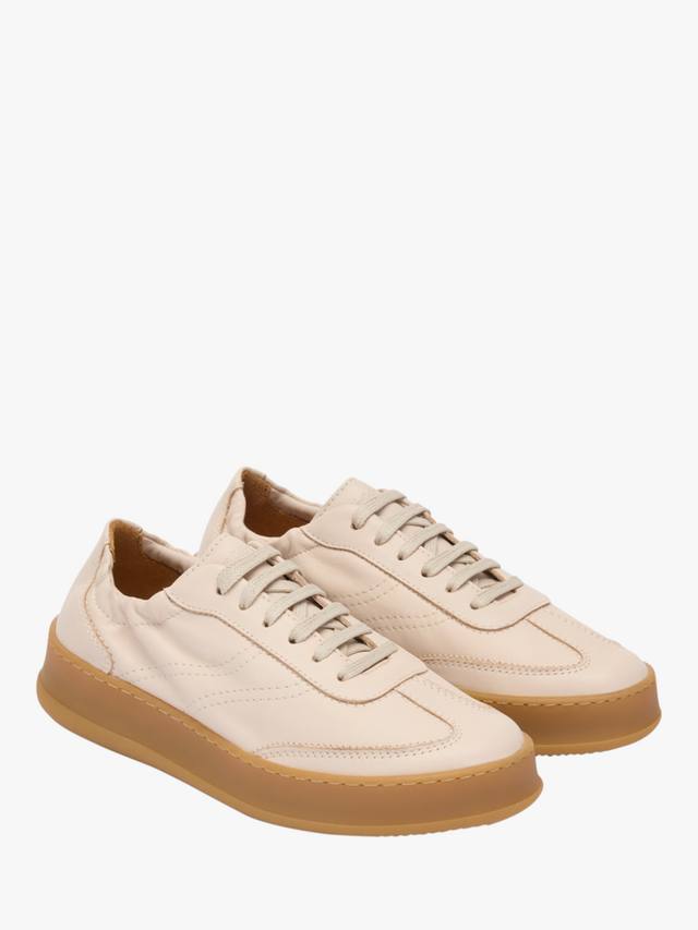 Мягкие кожаные кроссовки Blounce Russell & Bromley, White — фото 2