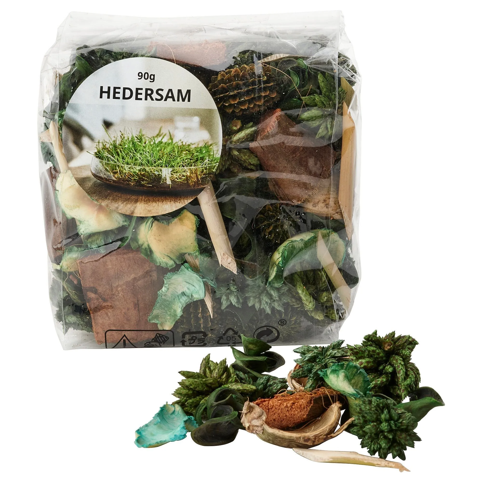 

Попурри, светло-зеленый, 90 г, свежая трава HEDERSAM IKEA