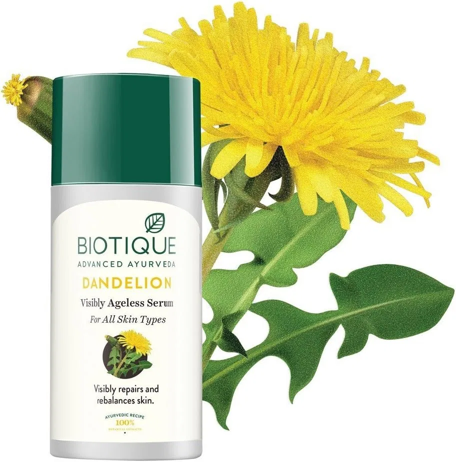 Сыворотка осветляющая с одуванчиком Ech Biotiue Bio Dandelion Visibly Ageless Serum, 40 мл — фото 3