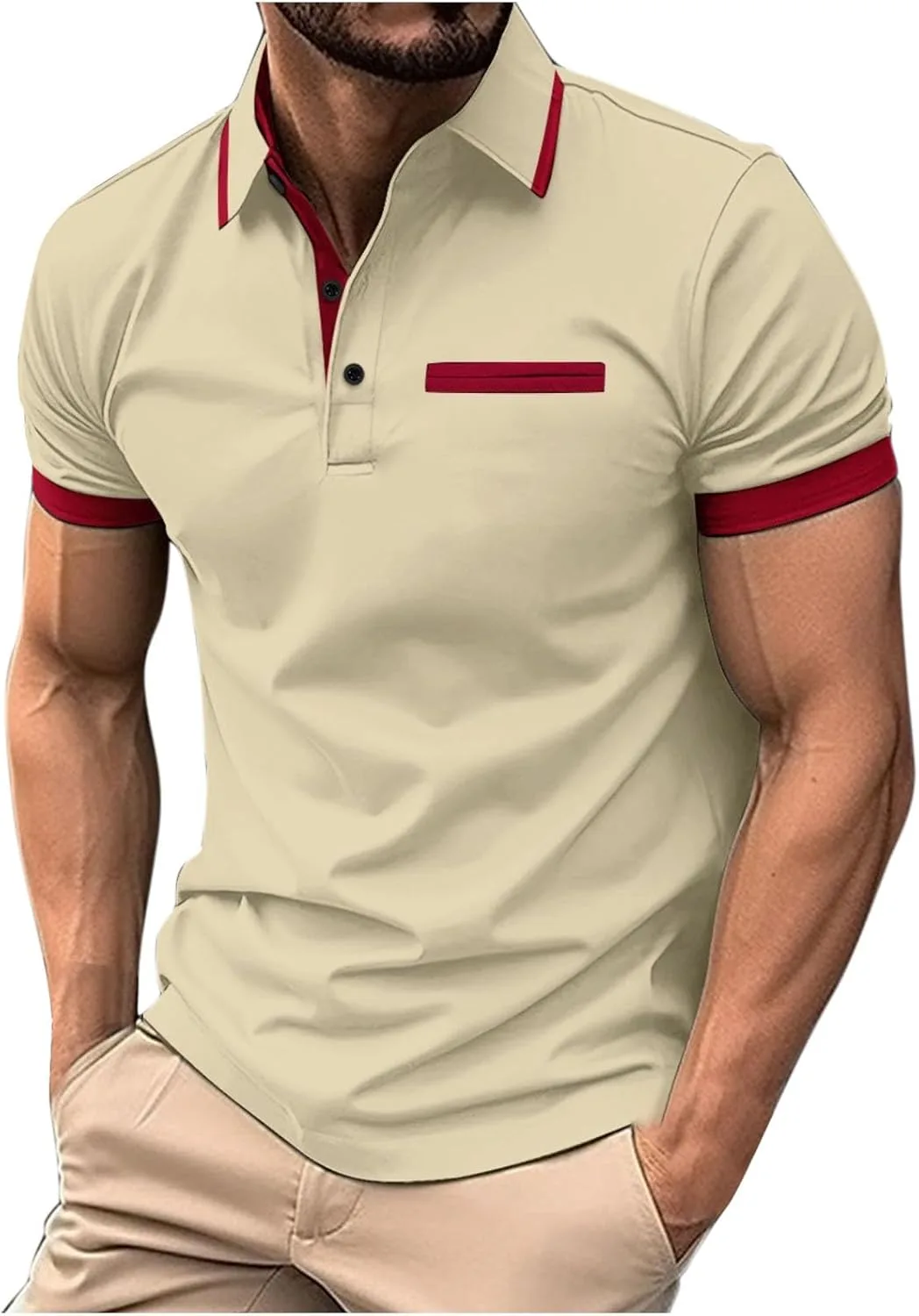 

Футболка-поло для мужчин, короткий рукав, Regular Fit