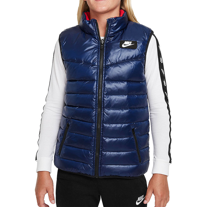 Детская пуховая жилетка Grade School Down Vest Nike, синий — фото 3