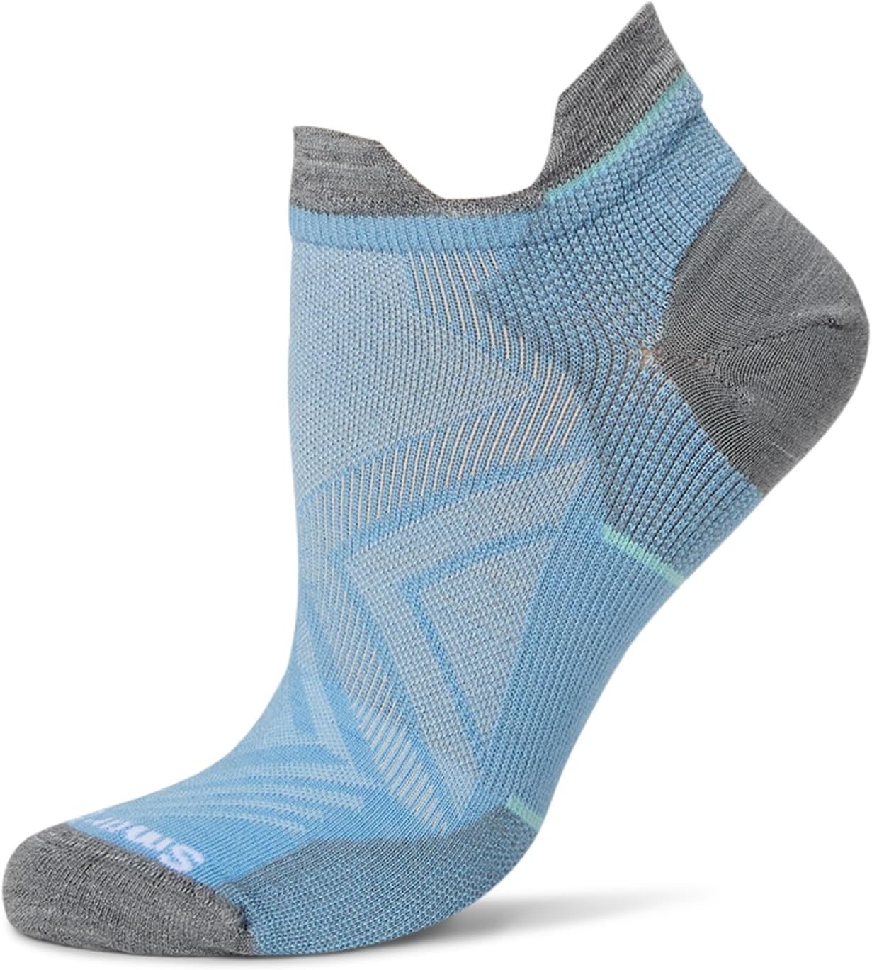 

Носки Smartwool Run Zero Cushion Low Ankle, цвет Serene Blue