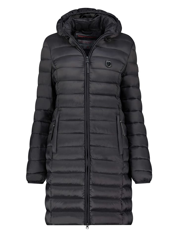 

Стеганое пальто Geographical Norway, черный