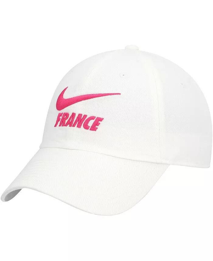 

Женская белая регулируемая кепка сборной Франции Campus Nike