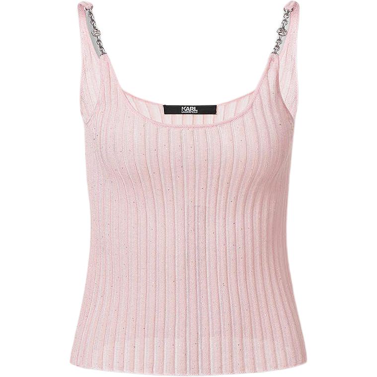 

KARL LAGERFELD / Karl Lagerfeld Jeans Топ Karl Lagerfeld SS25 женский розовый