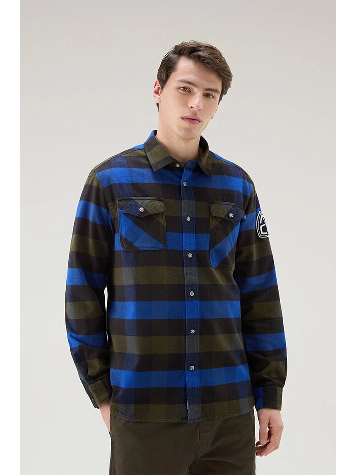 

Рубашка Woolrich, цвет blau/bunt