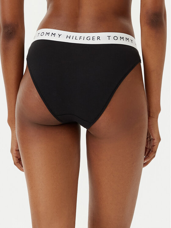 Классические женские трусы UW0UW06038 Tommy Hilfiger, черный — фото 3