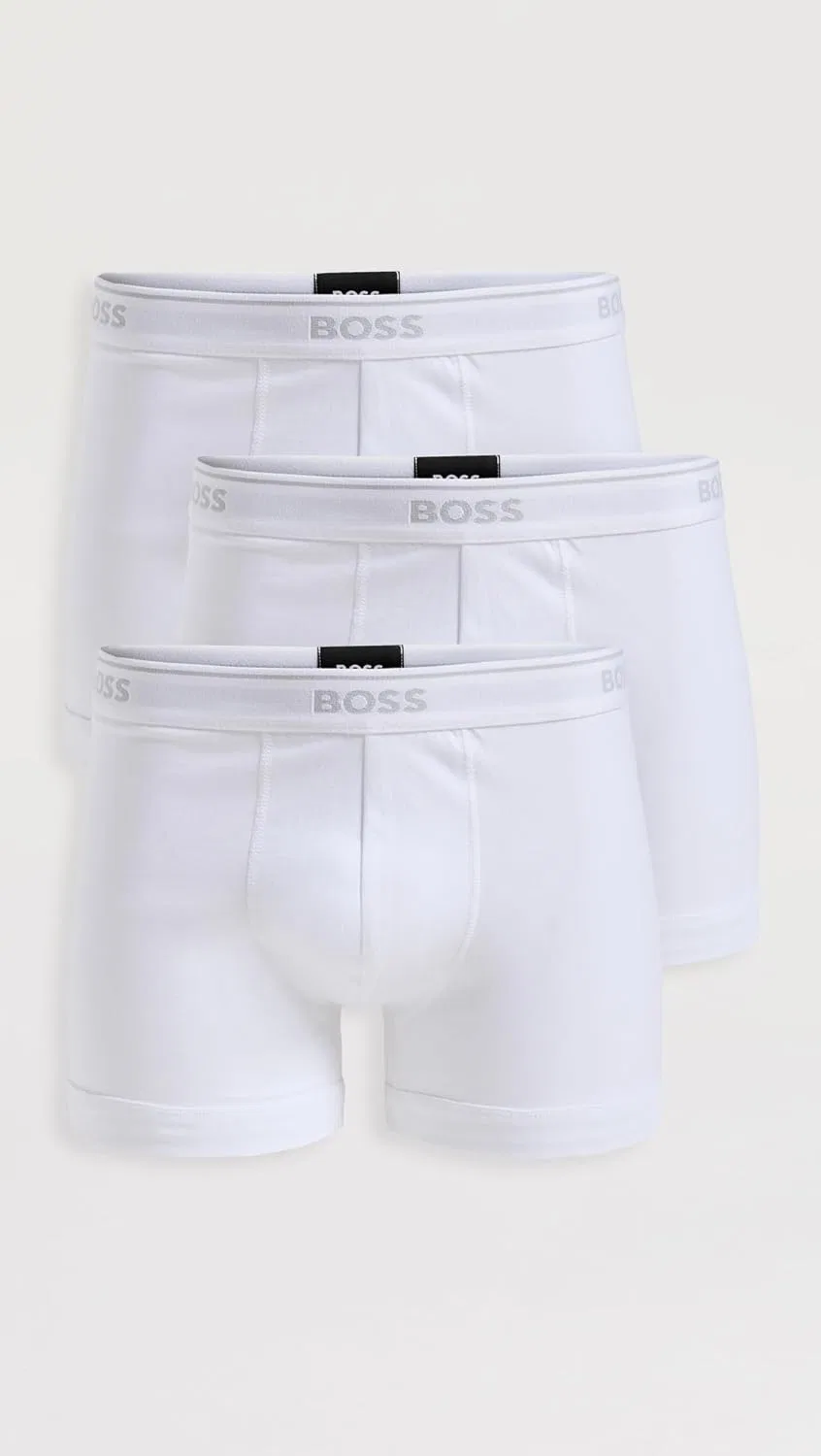 Боксеры Classic Cotton, BOSS, ярко-белый — фото 2