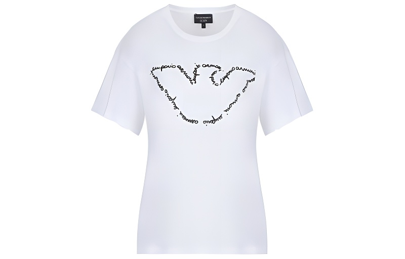 EMPORIO ARMANI Футболка FW22 Regular женская белая