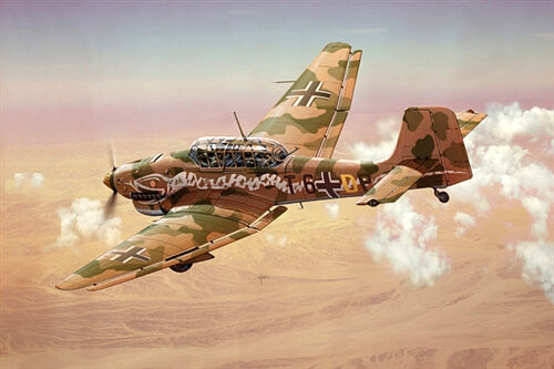 

Italeri, Ju87 B2 Stuka, Модельный комплект, 12+