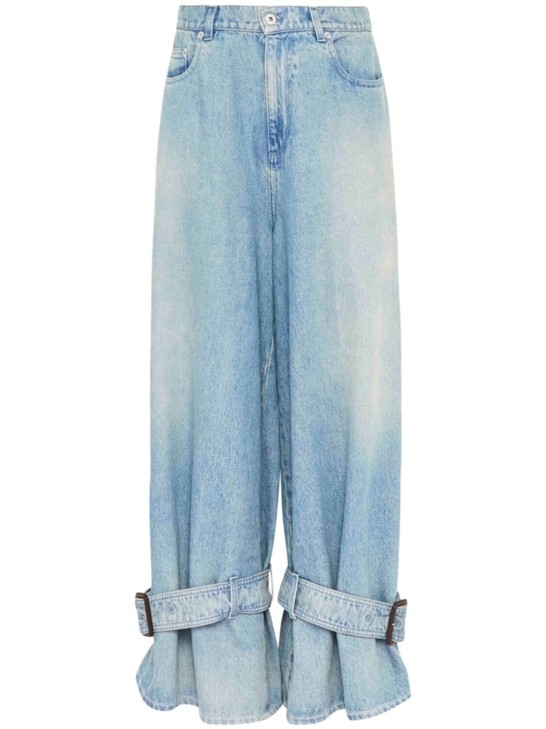 

JW Anderson джинсы с пряжками, синий
