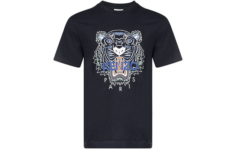 

Футболка мужская Kenzo Classic Tiger, черный / синий