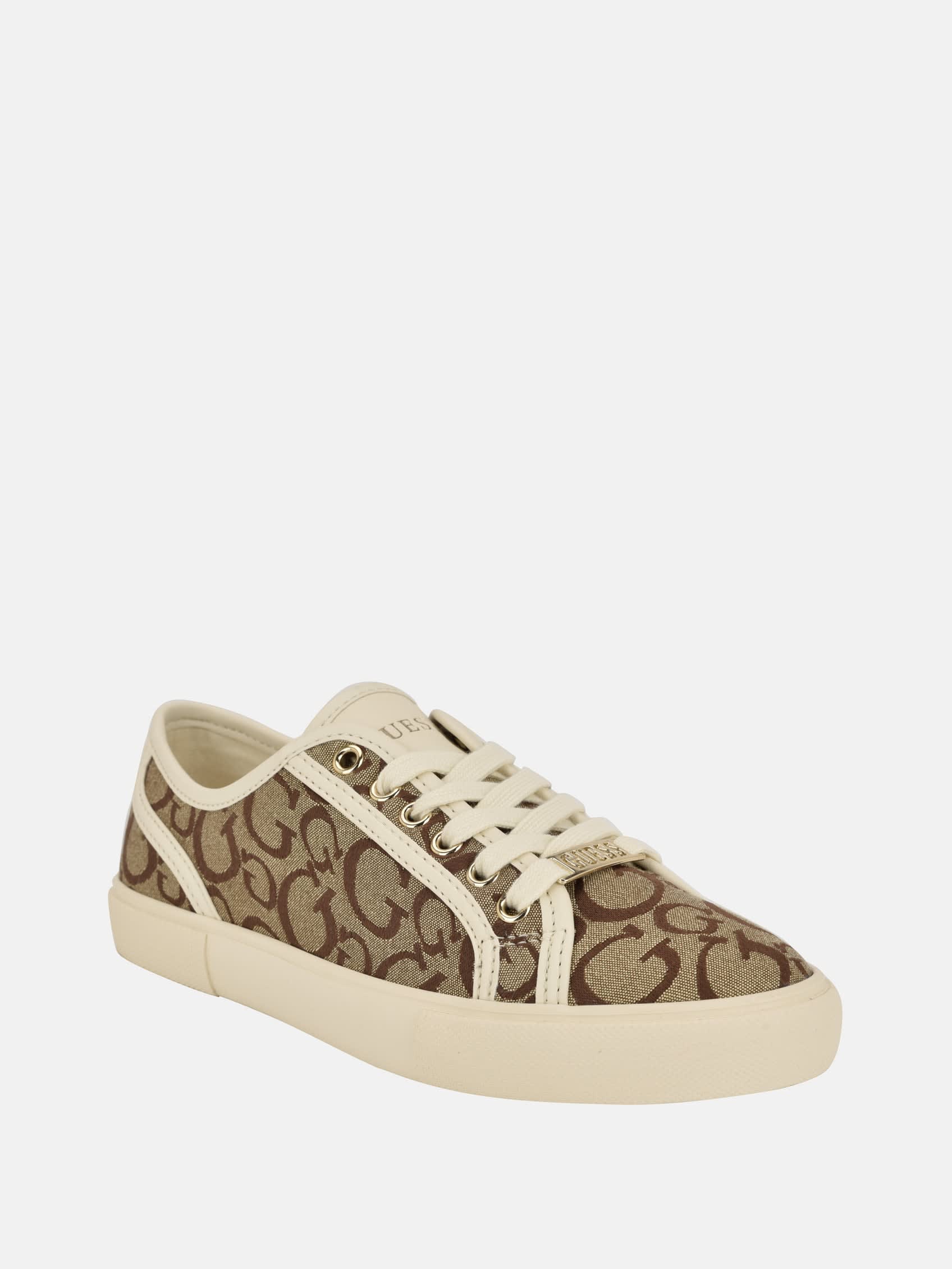 Кроссовки Melya Logo Low-Top Guess Factory, светло-коричневый