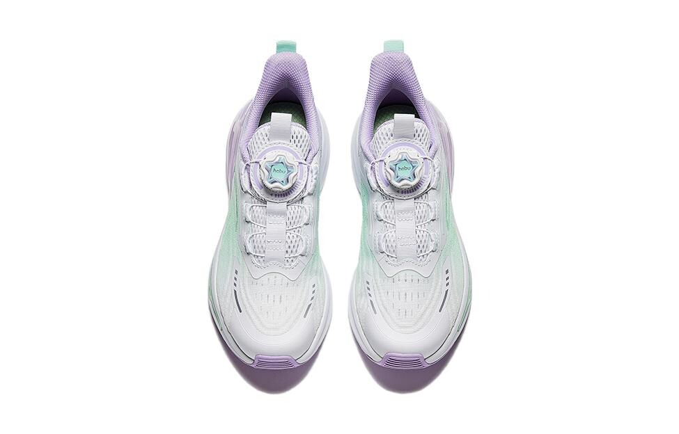 Детские кроссовки GS Low-top Белые/Фиолетовые/Зеленые Anta Kids — фото 3
