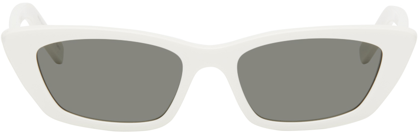 

Белые солнцезащитные очки SL 277 Saint Laurent