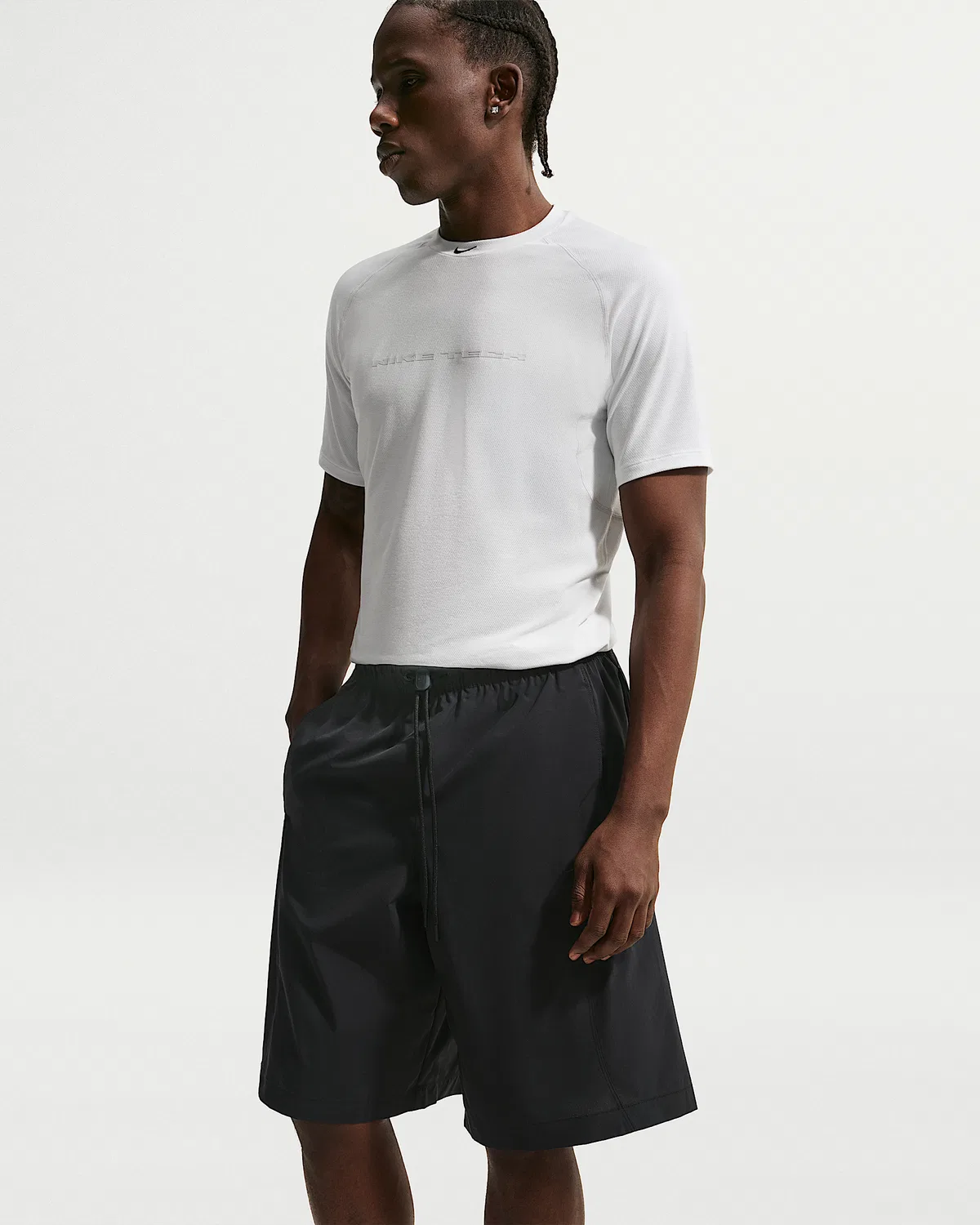 Мужские шорты Dri-FIT Nike Tech Helios, Black/Black — фото 4