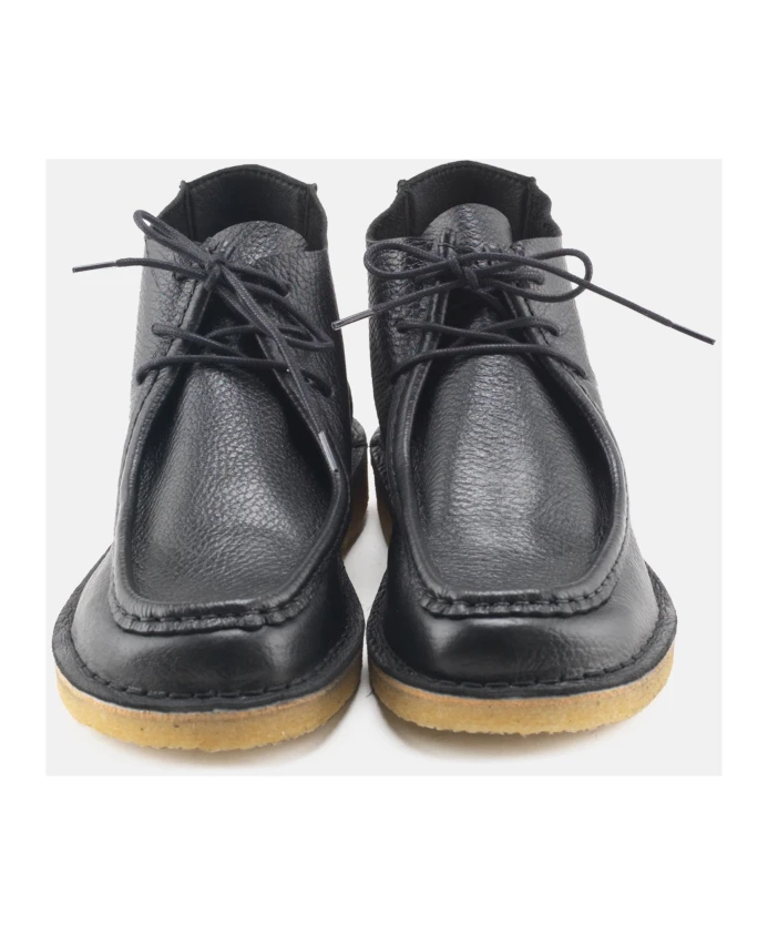 Классические кожаные ботинки на шнуровке Nature Footwear, черный — фото 3