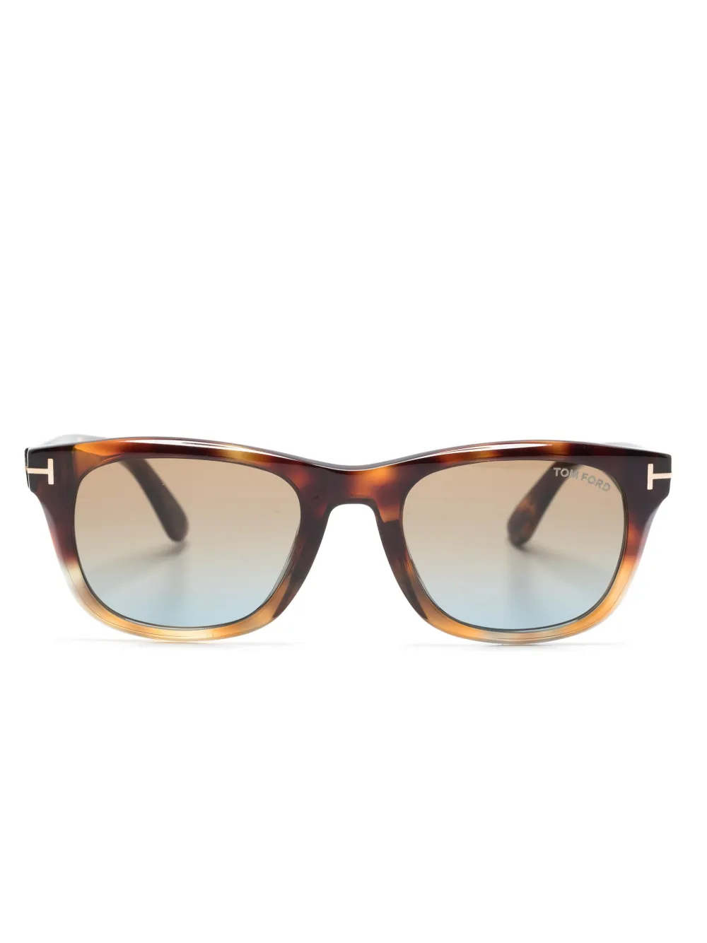 

Очки в оправе черепаховой расцветки TOM FORD Eyewear, коричневый
