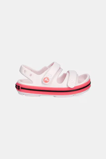 Сандалии детские Crocband Cruiser Neon Band Sandal T Crocs, розовый — фото 2