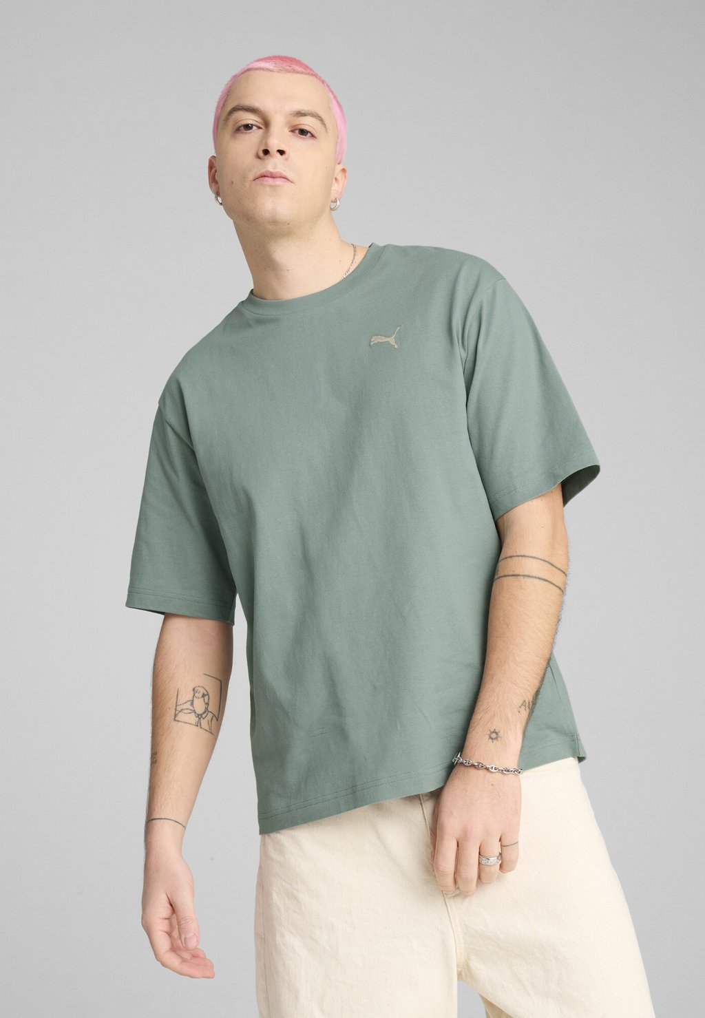 

Базовая футболка WARDROBE TEE Puma, зеленый
