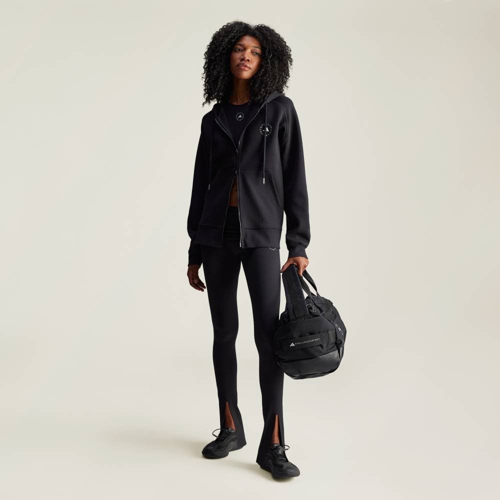 Толстовка by Stella McCartney на молнии Adidas, black — фото 3