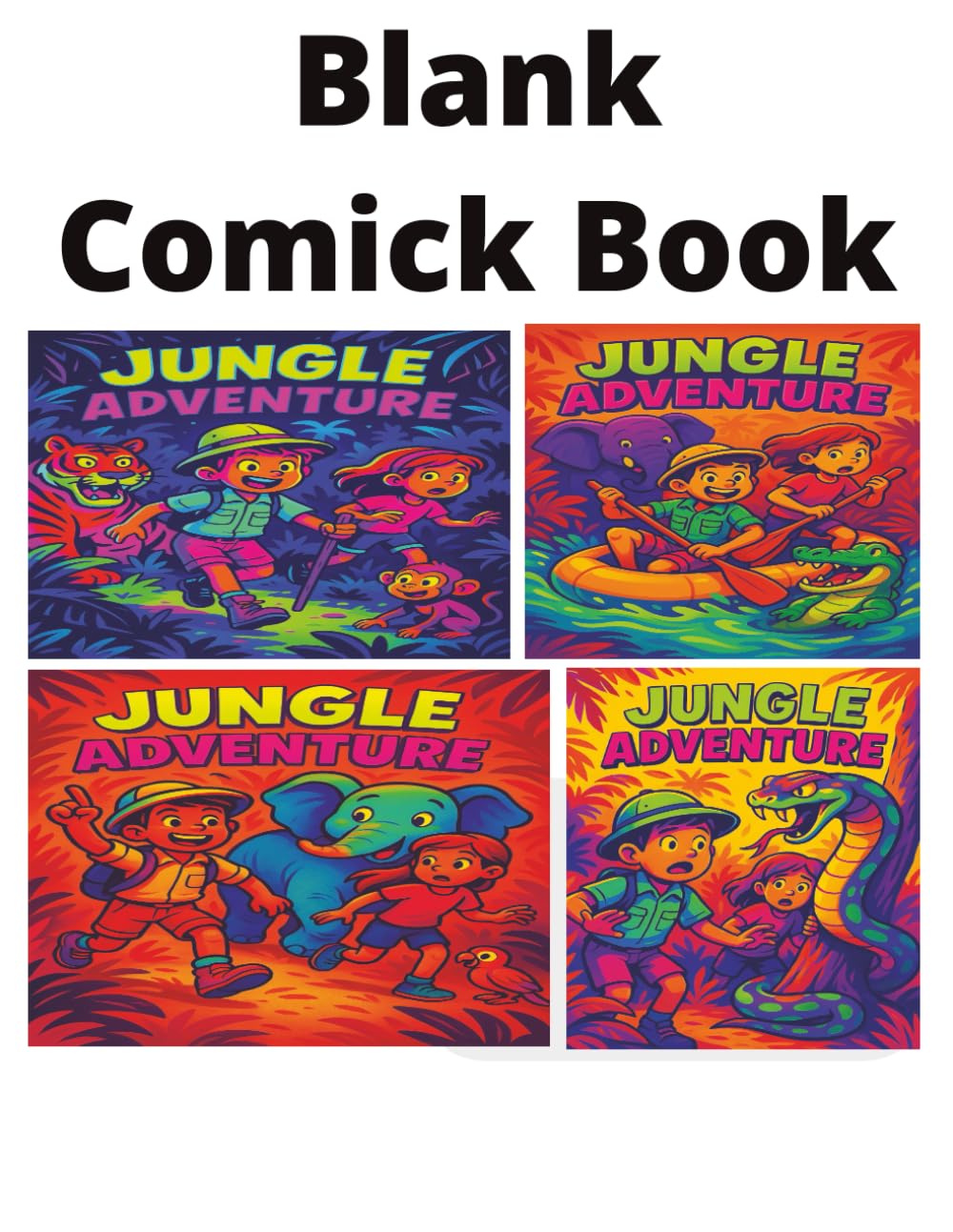

comic blank book