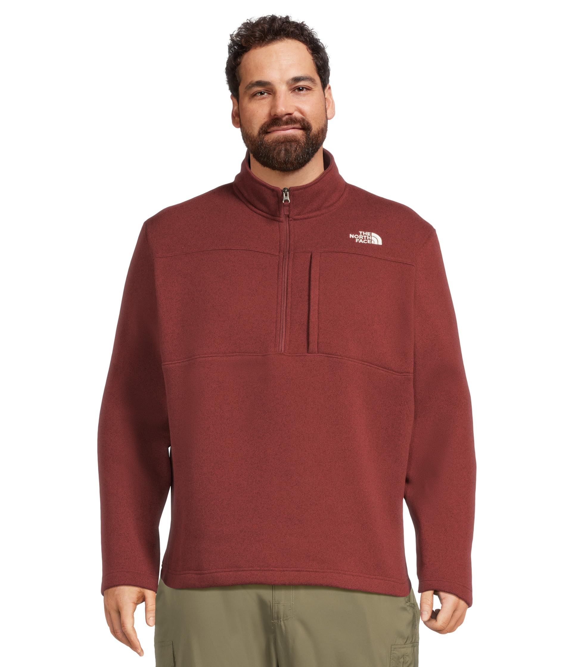 

Толстовка The North Face Gordon Lyons ¼ Zip, цвет Sumac Heather