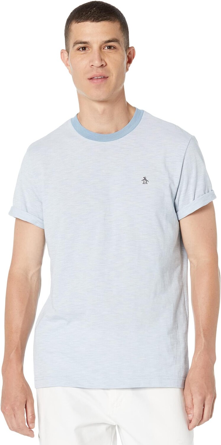 

Футболка Original Penguin Knit Fashion Tee Sticker SI, цвет Faded Denim