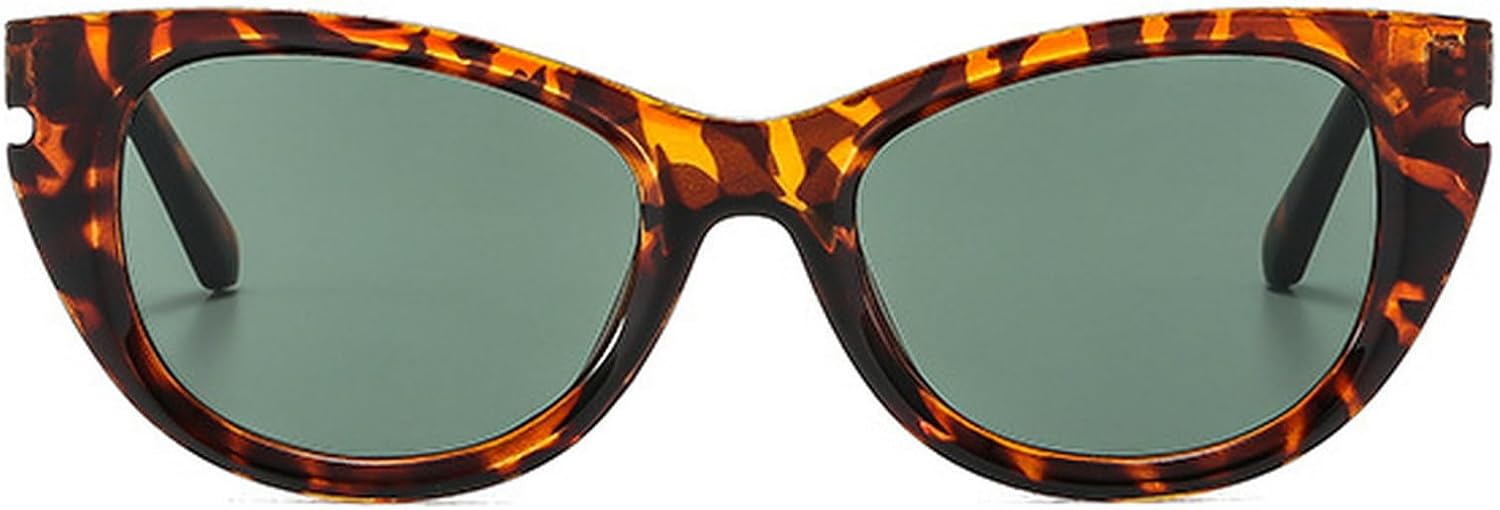 

Солнцезащитные очки «кошачий глаз» для женщин и мужчин, ретро-очки «кошачий глаз», защита от УФ-излучения UV400, винтажные очки для активного отдыха и путешествий mincl, Leopard