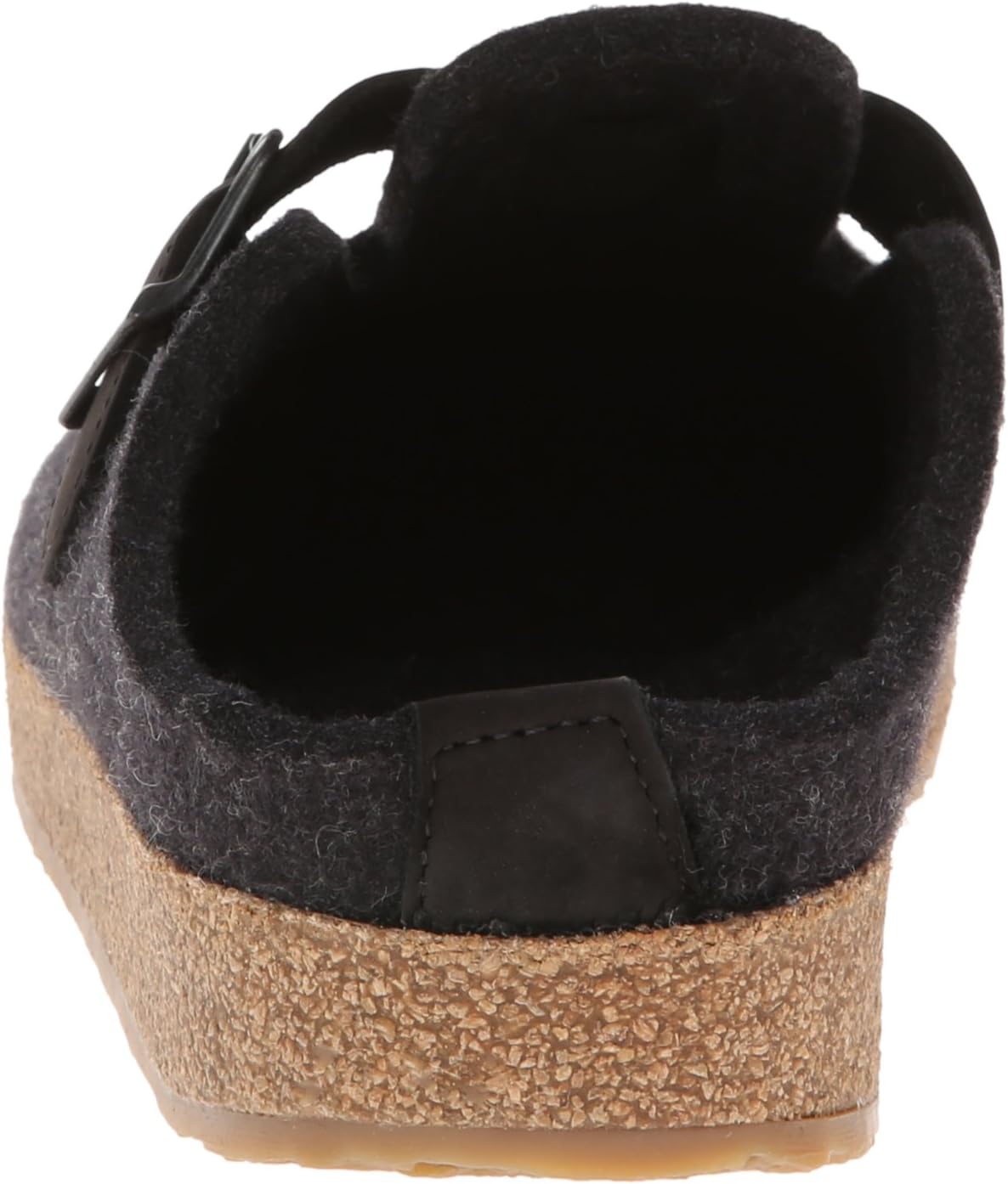 Войлочные сабо-мюли HAFLINGER GZB с пряжкой, унисекс, Charcoal — фото 3