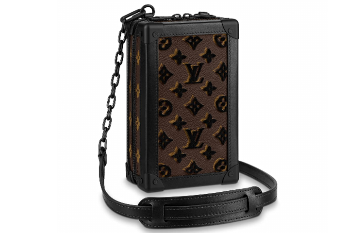 LOUIS VUITTON Вертикальный мягкий багаж с монограммой Tuffetage черный — фото 4