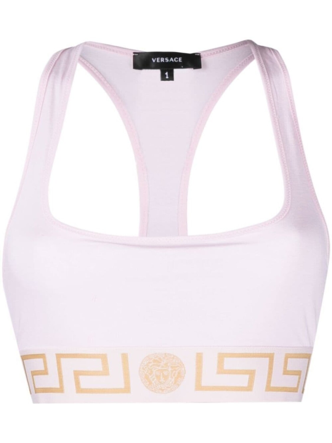 

Versace бюстгальтер-бралетт с узором Greca, розовый