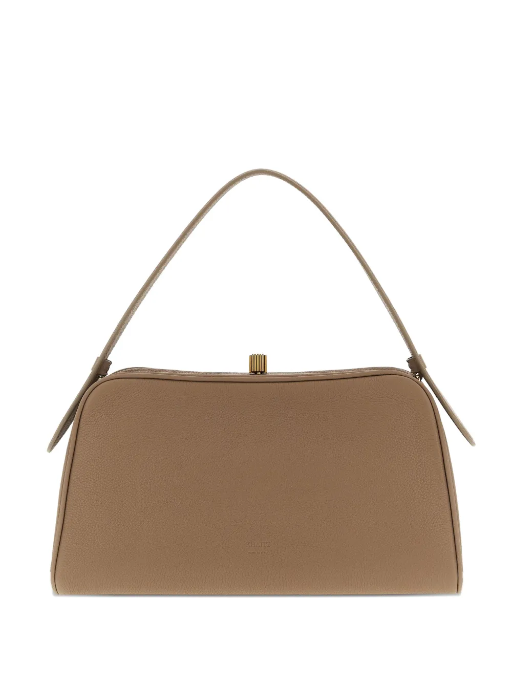 

Сумка-кэте с тиснением под молотковку Khaite, нейтральный