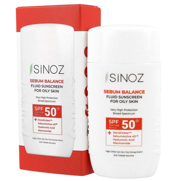 

Солнцезащитный крем для лица spf50+/pa++++, 50 мл Sinoz Sebum balance