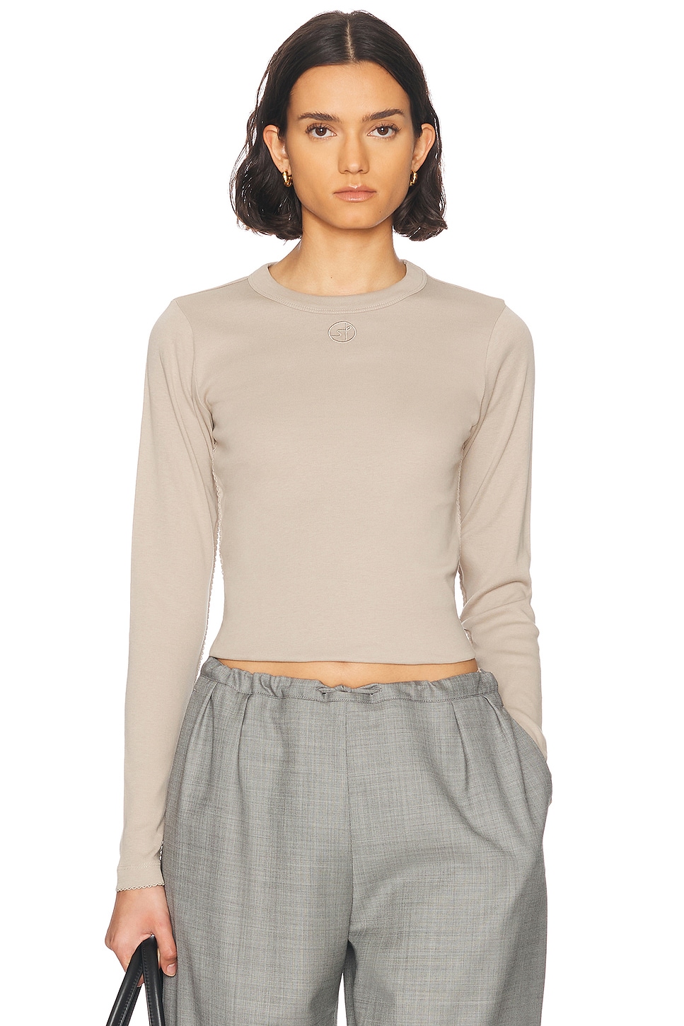 

Футболка Eloise с длинным рукавом Saks Potts, Smoke Grey