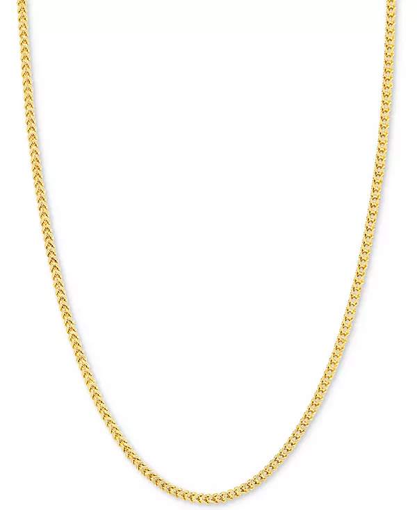 

18-Дюймовое ожерелье-цепочка Франко (1-7/8 мм) из 14-каратного золота Macy'S, gold