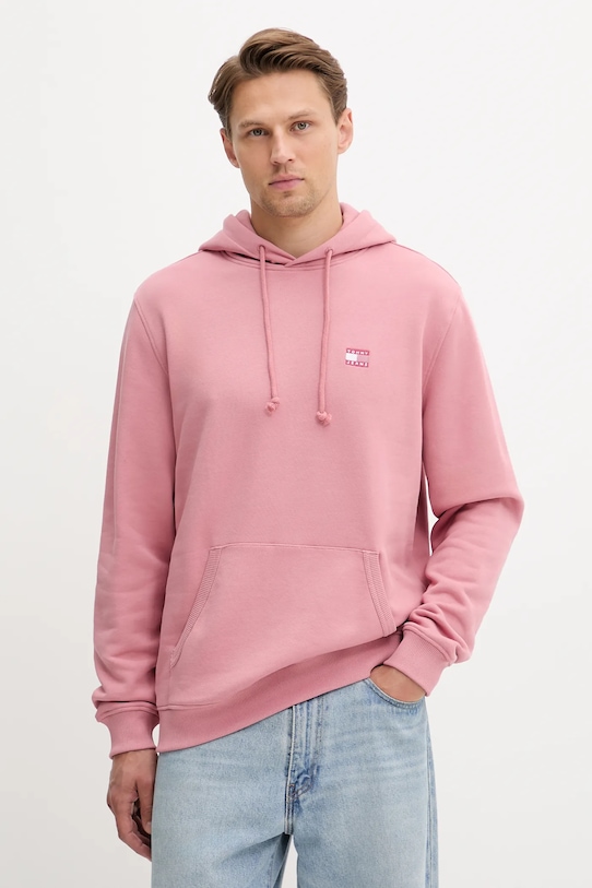 

Хлопковая толстовка Tommy Jeans, оранжевый