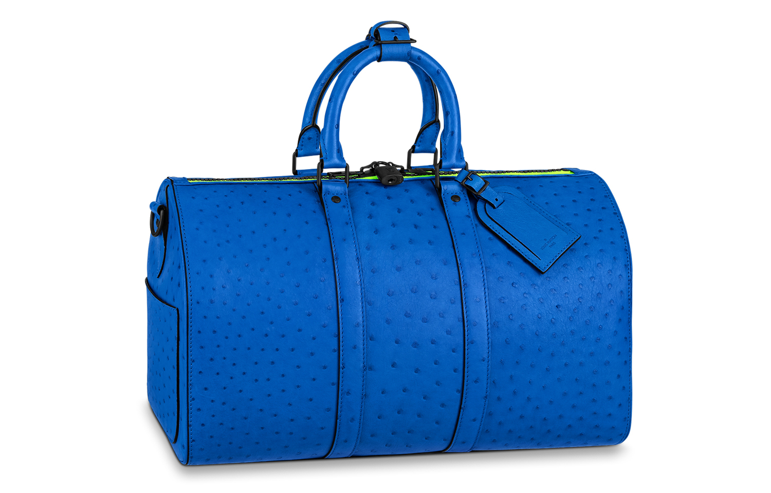 Сумка Keepall из кожи страуса, наплечная сумка, кроссбоди, дорожная сумка men's LOUIS VUITTON — фото 2