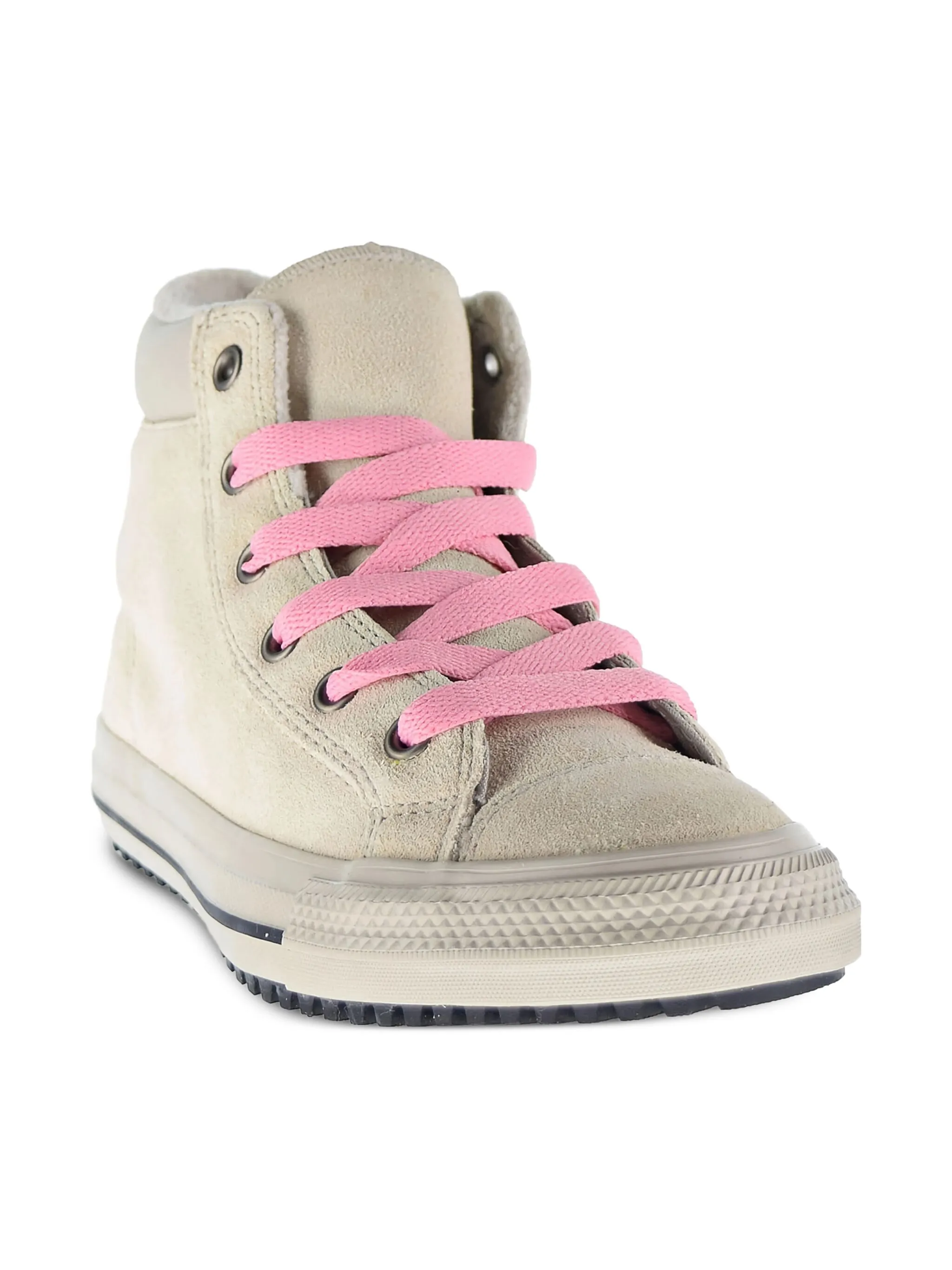 Кеды All Star PC Boot Hi Natural Ivory/Pink Converse Kids, бежевый — фото 4