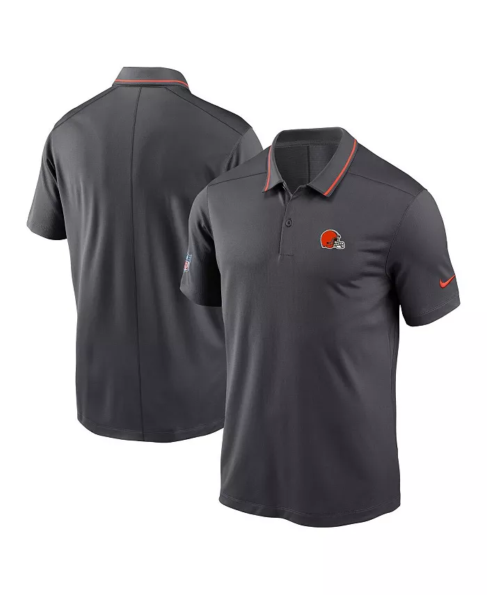 

Мужская поло для побед Anthracite Cleveland Browns Sideline Victory Performance Nike