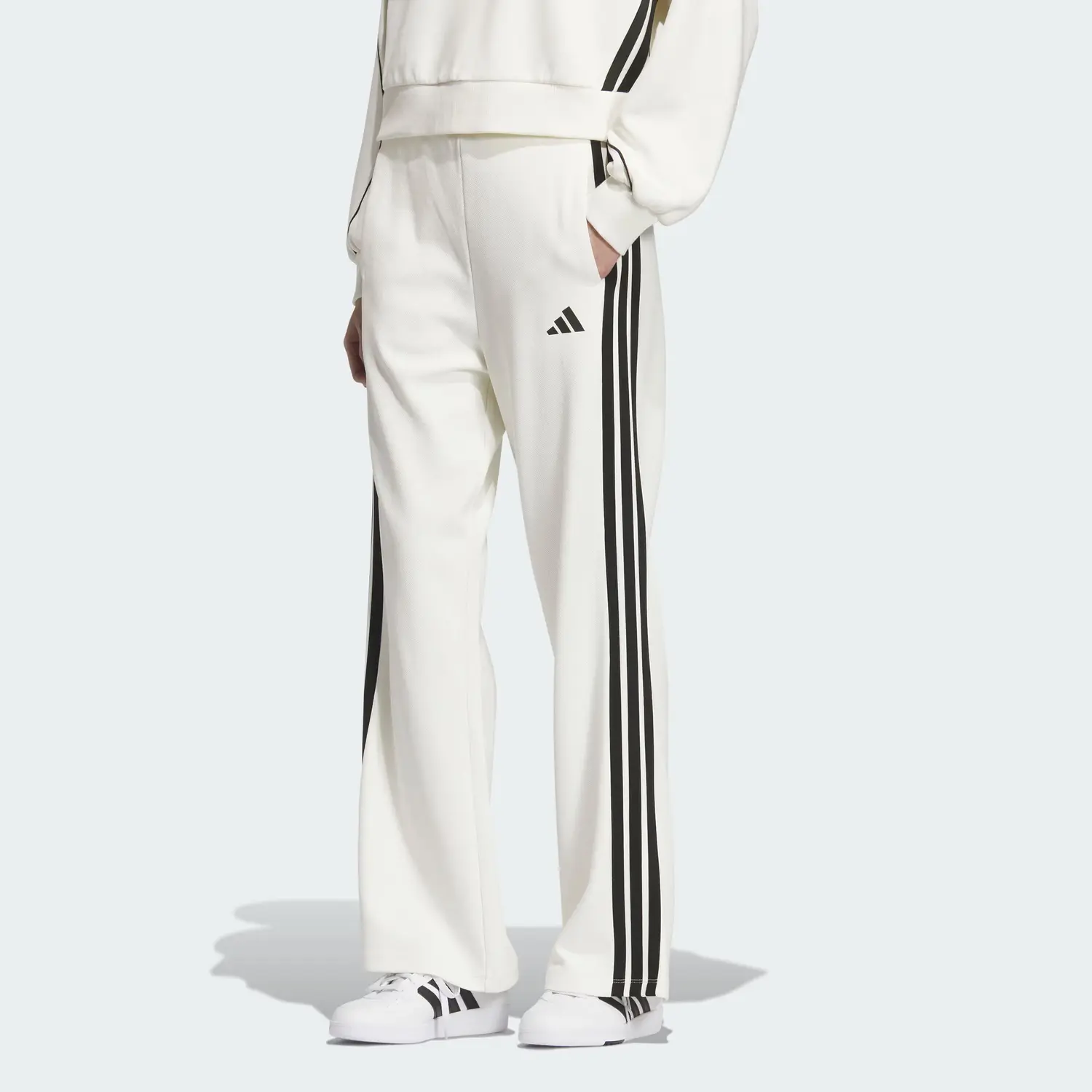 SS25 STADIUM KNIT повседневные брюки женские Adidas, белый — фото 3