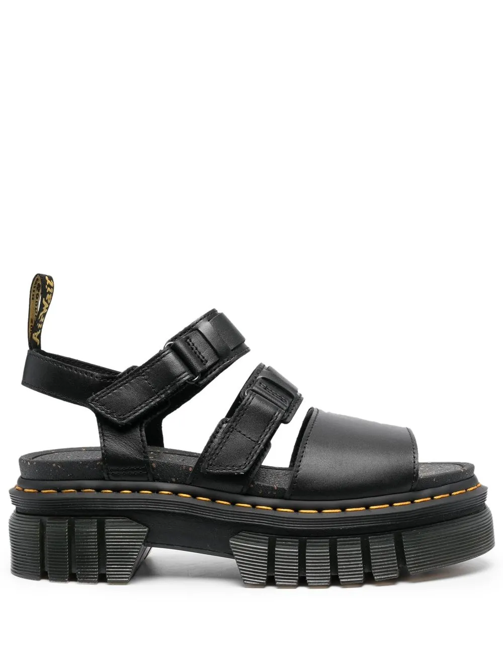 Сандалии Ricki на платформе Dr. Martens, черный