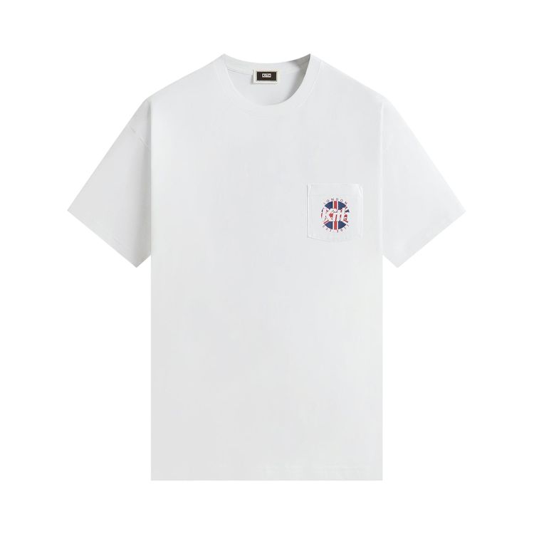 

Винтажная футболка Kith Union Jack Shield, белый