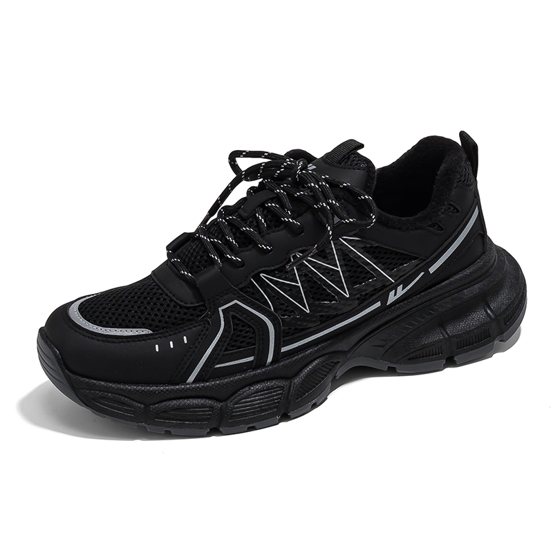 

WARRIOR Дышащие низкие кроссовки для бега и повседневной носки Unisex Black