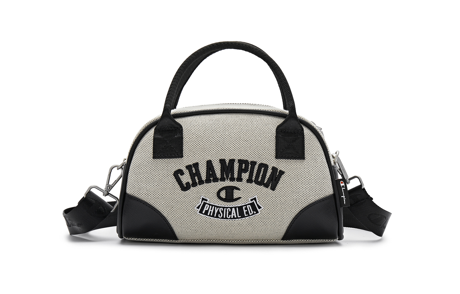 

Champion Искусственная кожа с текстилем наплечная сумка унисекс черный/темно-синий/светло-коричневый, Black