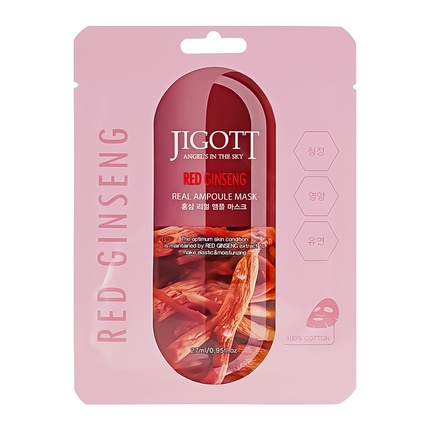 

Маска-ампула Red Ginseng Real - 27 мл Jigott