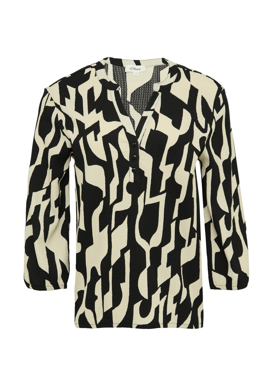 

Блуза s.Oliver, цвет Beige/Black