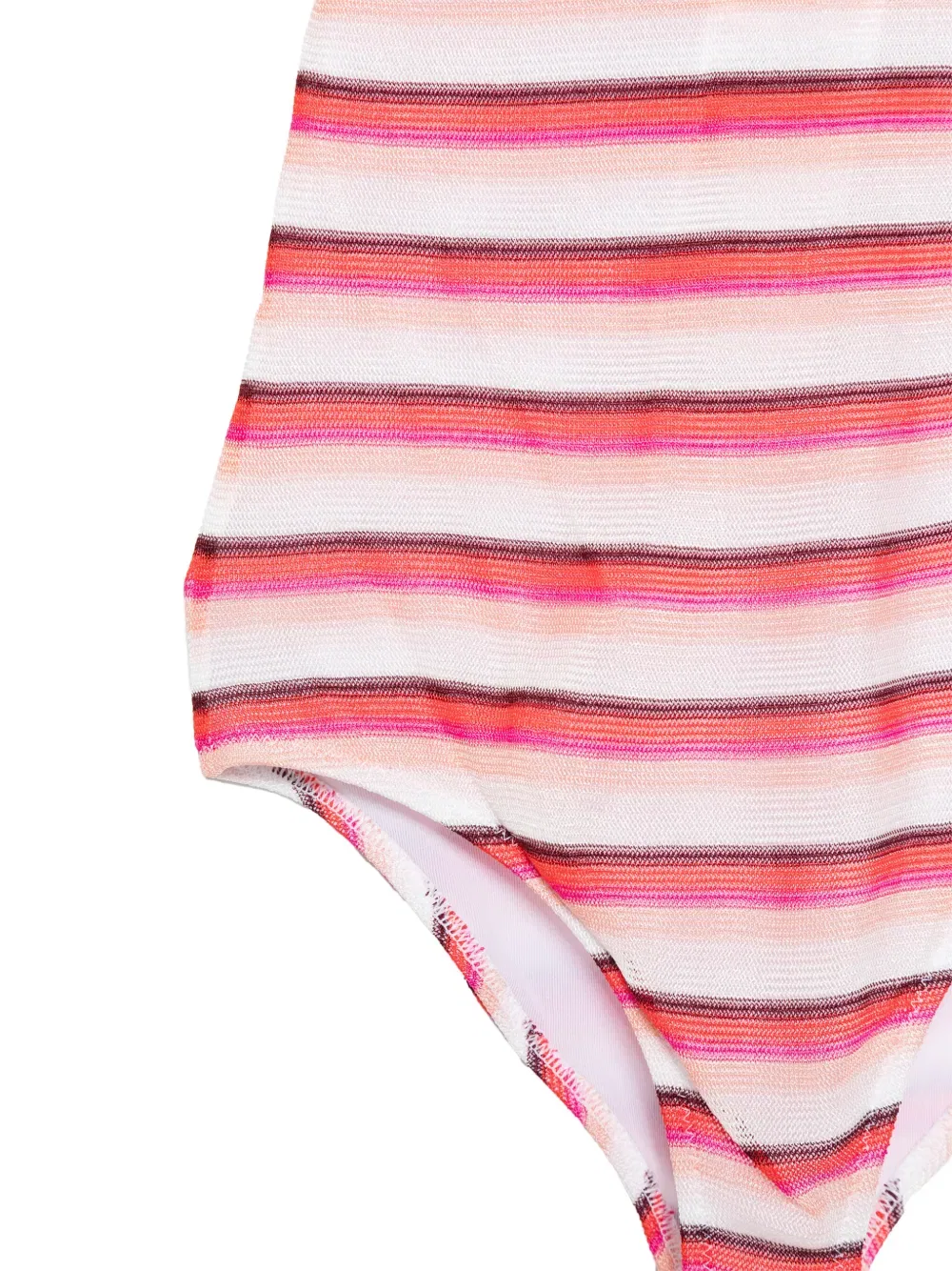 Купальник в полоску Missoni Kids, розовый — фото 3