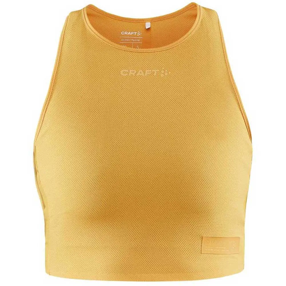 

Футболка Craft PRO Hypervent Cropped, желтый